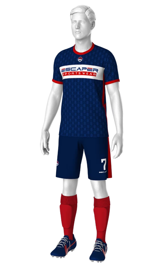 FUT-A01.1 Футболка FUT-M-U-A01-M и Шорты FUT-SH-M-A01 Дизайн 2 Перед