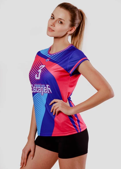 Волейбольная футболка женская VOL-AWT-05-SUBL